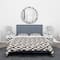 Designart 'Boxes Illustration' Scandinavian Bedding Set - Duvet Cover & Shams